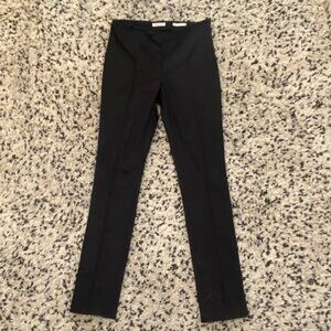 Babaton Striaght leg/ Cigarette Leg Black Pants 30/ 31 Size 6 front seam detail